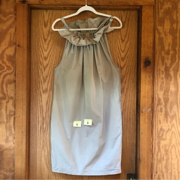 Liz Claiborne Paper Bag Dress Tan 6 - Picture 11 of 14